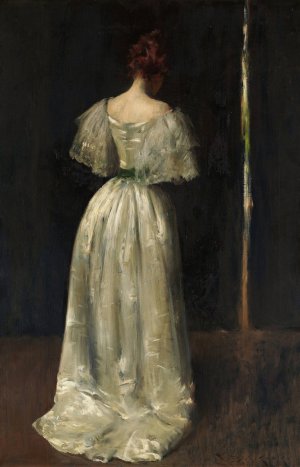 Seventeenth Century Lady by William Merritt Chase Oil Painting