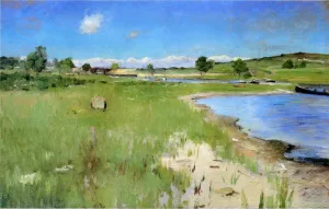 Shinnecock Hills from Canoe Place, Long Island by William Merritt Chase Oil Painting