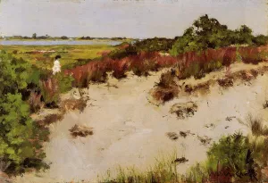 Shinnecock Landscape by William Merritt Chase Oil Painting
