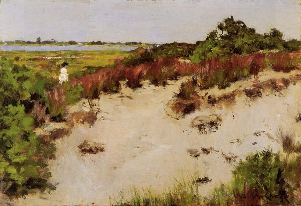 Shinnecock Landscape by William Merritt Chase - Hand-Painted Oil Painting Reproduction