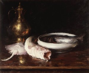 Still Life by William Merritt Chase Oil Painting