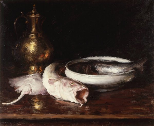 Still Life  by William Merritt Chase - Hand-Painted Oil Painting Reproduction