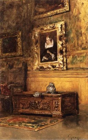 Studio Interior by William Merritt Chase - Oil Painting Reproduction