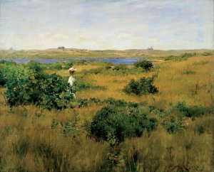 Summer at Shinnecock Hills by William Merritt Chase Oil Painting