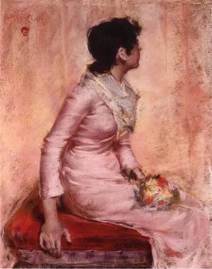 Surprise! Oil painting by William Merritt Chase