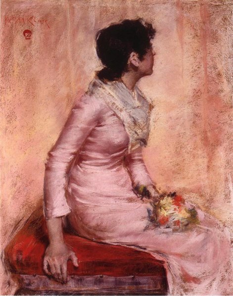 Surprise! by William Merritt Chase - Hand-Painted Oil Painting Reproduction