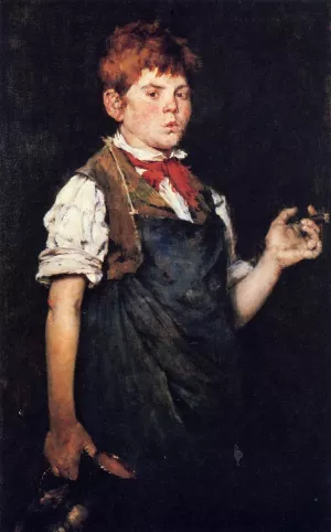 The Apprentice by William Merritt Chase Oil Painting