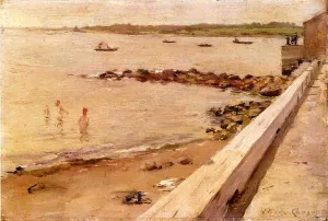 The Bathers painting by William Merritt Chase