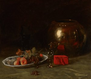 The Big Brass Bowl by William Merritt Chase Oil Painting