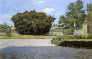 The Big Oleander Oil painting by William Merritt Chase