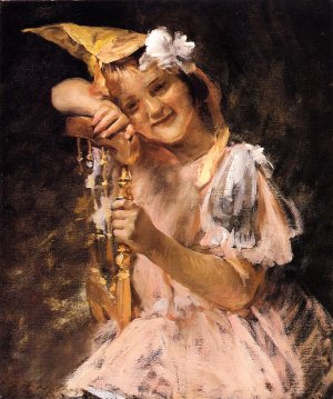 The Birthday Party by William Merritt Chase Oil Painting