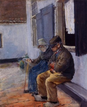 The Consultation by William Merritt Chase Oil Painting