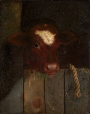 The Family Cow by William Merritt Chase Oil Painting