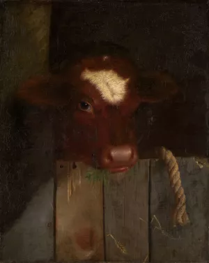 The Family Cow by William Merritt Chase Oil Painting