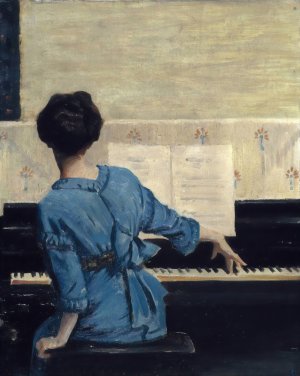 The Keynote by William Merritt Chase Oil Painting