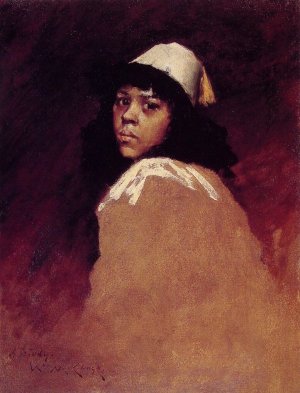 The Moroccan Girl Oil painting by William Merritt Chase