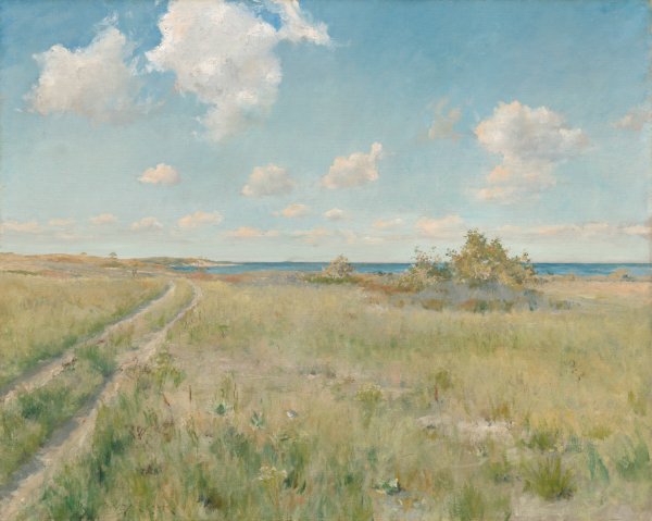 The Old Road to the Sea  by William Merritt Chase - Hand-Painted Oil Painting Reproduction