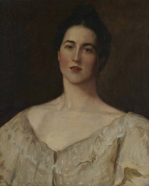 The Stately Model by William Merritt Chase Oil Painting