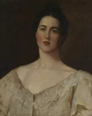 The Stately Model Oil painting by William Merritt Chase