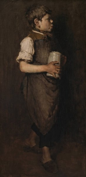 The Whistling Boy by William Merritt Chase Oil Painting