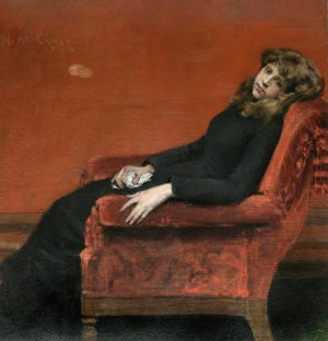 The Young Orphan by William Merritt Chase Oil Painting
