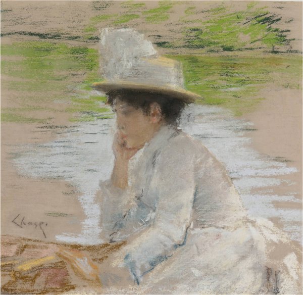 Untitled  by William Merritt Chase - Hand-Painted Oil Painting Reproduction