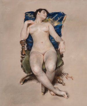 Untitled by William Merritt Chase Oil Painting