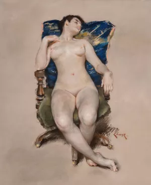 Untitled by William Merritt Chase Oil Painting