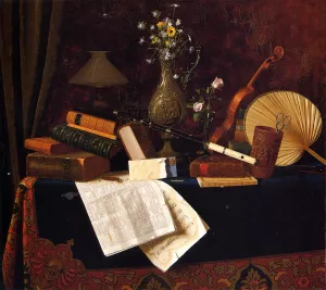 Ease Oil painting by William Michael Harnett
