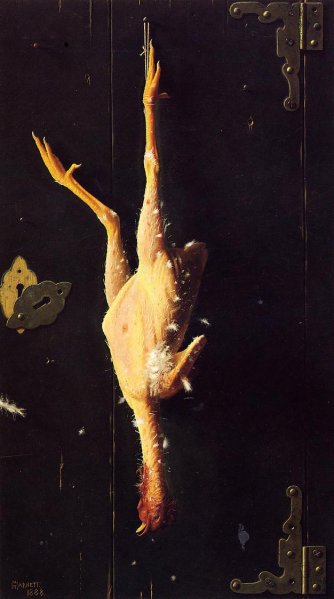 Main Product Photo of For Sunday's Dinner Painting by William Michael Harnett