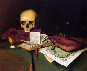 Mortality and Immortality by William Michael Harnett Oil Painting