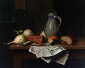 Munich Still Life by William Michael Harnett Oil Painting