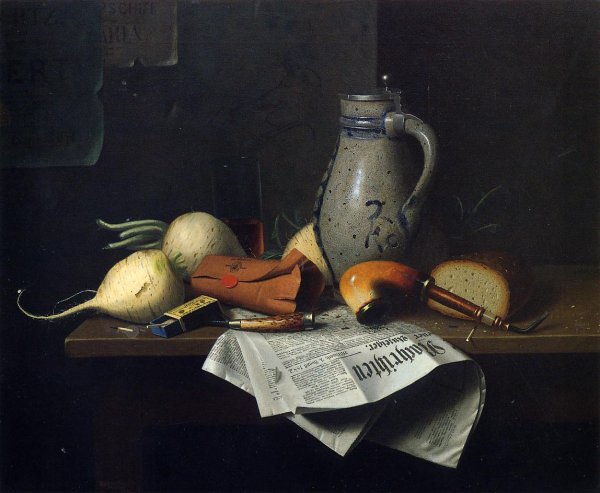 Main Product Photo of Munich Still Life Painting by William Michael Harnett