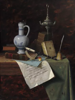 My Gems by William Michael Harnett Oil Painting