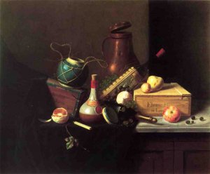 Still Life: Box of Havana Cigars by William Michael Harnett Oil Painting