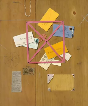 The Artist's Letter Rack Oil painting by William Michael Harnett