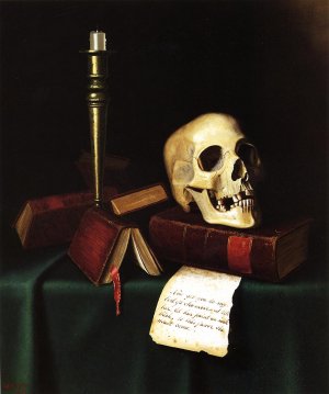 To this Favor - A Thought from Shakespeare by William Michael Harnett Oil Painting