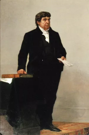 Justice Lemuel Shaw Oil painting by William Morris Hunt