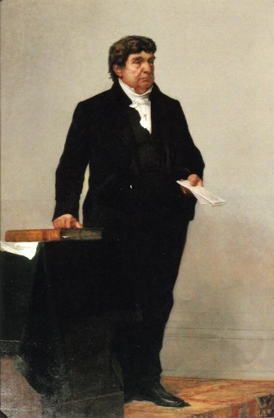 Justice Lemuel Shaw by William Morris Hunt - Hand-Painted Oil Painting Reproduction