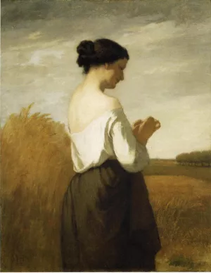 La Marguerite by William Morris Hunt - Oil Painting Reproduction