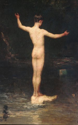 The Bathers by William Morris Hunt Oil Painting