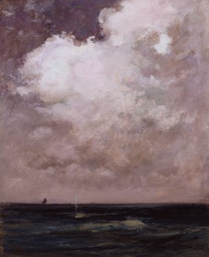 The Spouting Whale by William Morris Hunt Oil Painting