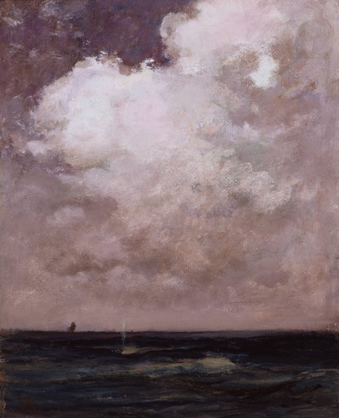 Main Product Photo of The Spouting Whale  Painting by William Morris Hunt