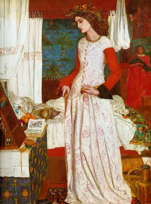 Guinevere Oil painting by William Morris