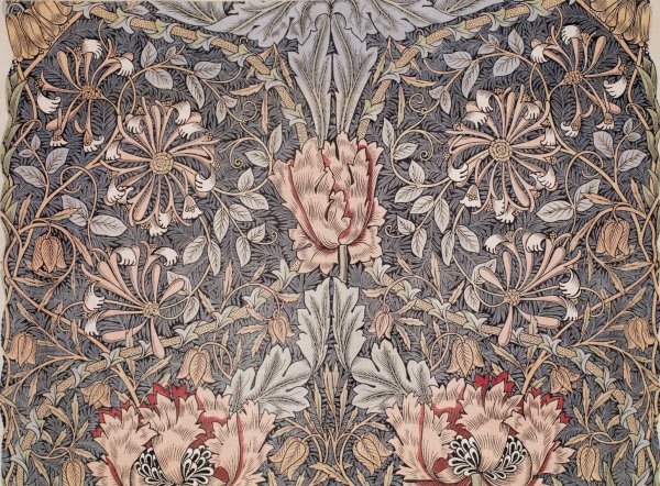 Main Product Photo of Honeysuckle  Painting by William Morris