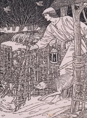 The Shepheardes Calender Conteyning Twelve Aeglogues, Proportionable to the Twelve Monethes by William Morris Oil Painting