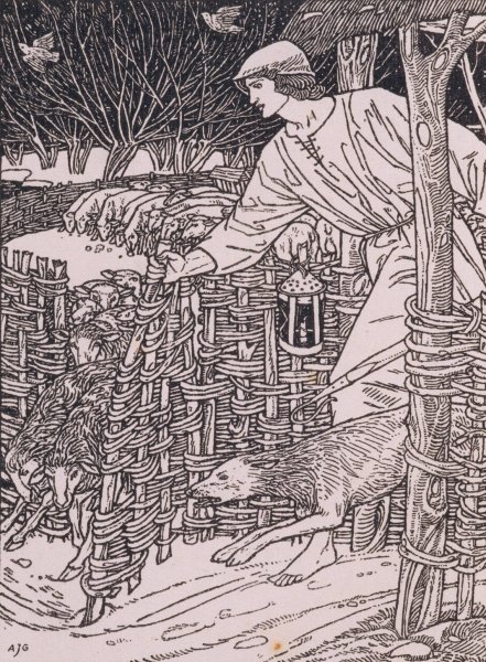 Main Product Photo of The Shepheardes Calender Conteyning Twelve Aeglogues, Proportionable to the Twelve Monethes  Painting by William Morris