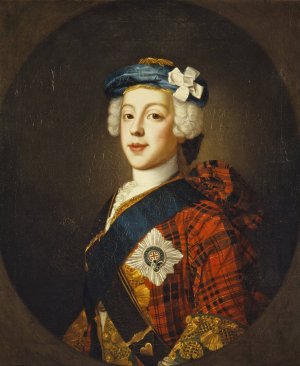 Prince Charles Edward Stuart, 1720 - 1788. Eldest son of Prince James Francis Edward Stuart by William Mosman Oil Painting