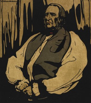 Twelve Portraits, The Archbishop of Canterbury by William Nicholson Oil Painting