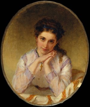 Mary Cadwalader Rawle Oil painting by William Oliver Stone